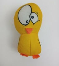 2000 Silly Slammers Chirpie Yellow Bird 5&quot; Plush Burger King Toy - £3.89 GBP