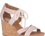 Sperry Top-Sider Women&#39;s Blush Pink Dawn Ari Open Toe Wedge Sandal STS80... - £45.45 GBP