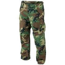 NEW MILITARY M65 BDU PANTS COLD WEATHER WINTER WOODLAND CAMOUFLAGE ALL S... - £43.05 GBP
