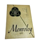 Monroe High School 1961 Yearbook Rochester New York Monrolog Hardcover u - £47.36 GBP