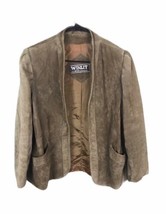 Women&#39;s Vintage Leather Outdoors Rustic Jacket Size 13-14 Juniors - £35.60 GBP