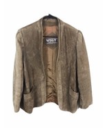 Women&#39;s Vintage Leather Outdoors Rustic Jacket Size 13-14 Juniors - €38,34 EUR