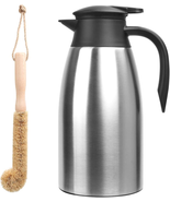 Yummy Sam Thermal Coffee Carafe Stainless Steel 68Oz(2 Lifter) Double Wa... - £22.39 GBP