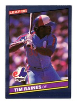 1986 Leaf #108 Tim Raines Montreal Expos - £1.25 GBP