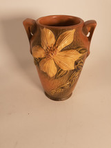 Roseville Vase, Clematis, 105-7, Perfect Condition - $60.43