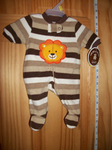 Carter Baby Clothes Preemie Big Cat Playsuit Lion Mommy ManeMan Bodysuit Creeper - £9.92 GBP