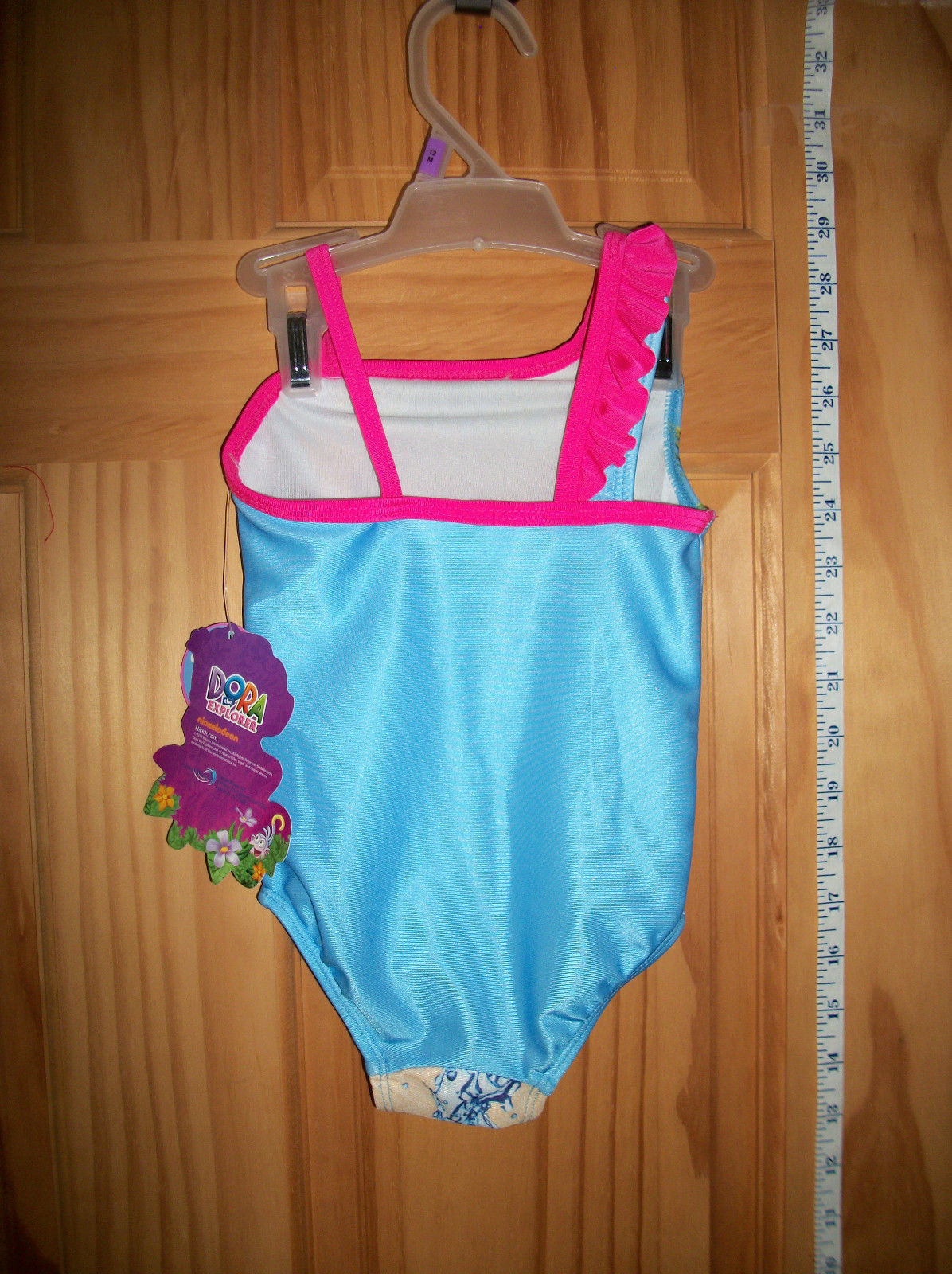 Dora The Explorer Baby Clothes 12M Infant Girl Swimsuit Monkey Bathing Swim  Suit