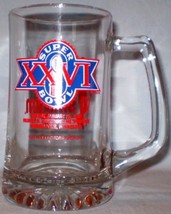 Slim Jim Glass Mug Super Bowl XXVI 1991 - $8.00