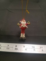 Christmas Tree ornament Santa w/Long legs - £2.89 GBP