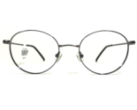 Technolite Flex Eyeglasses Frames TLF 602 GM Gunmetal Gray Round 48-19-140 - £75.02 GBP