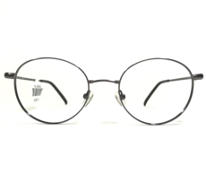 Technolite Flex Eyeglasses Frames TLF 602 GM Gunmetal Gray Round 48-19-140 - £74.56 GBP