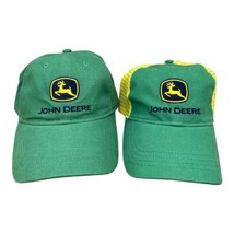 John Deere Green Yellow Hats LOT 2 Youth NEW - £15.02 GBP