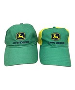 John Deere Green Yellow Hats LOT 2 Youth NEW - £11.02 GBP