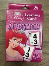 Disney Princess Math Addition Add Learning Cards Numbers 36 Cards Educat... - $5.54