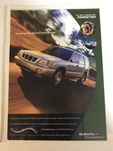 2001 Subaru Forester Car Vintage Print Ad Advertisement  PA3 - £6.27 GBP