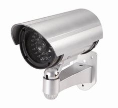 Outdoor IMITATION SECURITY bullet CAMERA Flashing LED fake dummy Video S... - $31.00