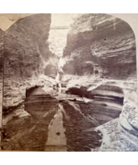 Elfin Gorge Fairy Pools Watkins Glen New York NY Underwood Stereoview Photo - $149.81 MXN