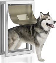 AAA Dog Door Aluminum Pet Door With Large Flap 11 X 16, Doogy Door With - $102.98