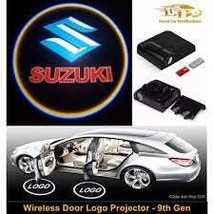 2x PCs SUZUKI Logo Wireless Car Door Welcome Laser Projector Shadow LED Light Em - £18.78 GBP