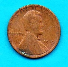 1919 Lincoln Wheat Penny - Circulated Moderate Wear - £0.27 GBP