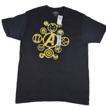 Marvel Avengers Infinity War Mens Large T Shirt Character Logos Icons Di... - $16.60