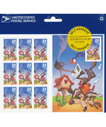 2000 Wile E. Coyote and Road Runner $.33 Cent Sheet of 10 Stamps  - $13.61 CAD