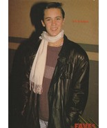 James Wlcek Wil Wheaton magazine pinup clipping leather jacket Faves Tee... - $15.52 CAD