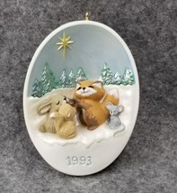 VTG Hallmark Keepsake Ornament Fox Rabbit Mouse Squirrel... - £7.90 GBP