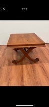 Vintage Wood Small Square Side Table - $932.94 MXN