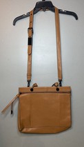 FOLEY + CORINNA Large Tan Leather Cross Body + Handle Handbag  - £20.68 GBP