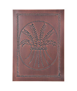 Vertical Wheat Cabinet Panel in Solid Copper - 4 - £98.32 GBP