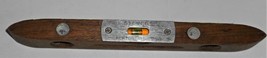 Vintage- STEVENS Wood Torpedo Level- Newton Falls, Ohio 9” 3 bubbles Ver... - £7.81 GBP