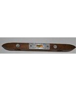 Vintage- STEVENS Wood Torpedo Level- Newton Falls, Ohio 9” 3 bubbles Ver... - £7.50 GBP