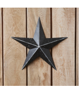 Black Speckled Metal Barn Star Wall Decor Dimensional 3D Hanging Rustic ... - $22.26