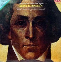 Artur Rubinstein The World&#39;s Favorite Chopin Vinyl Record [Vinyl] Artur Rubinste - £6.22 GBP