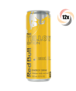 12x Cans Red Bull Tropical Yellow Flavor Energy Drink 12oz Vitalizes Bod... - $72.62 CAD