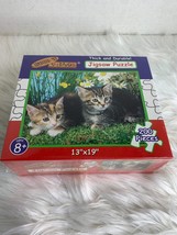 Wood &#39;N Things Jigsaw Puzzle Cats 200 Pcs Thick &amp; Durable Ages 8+ - £15.59 GBP