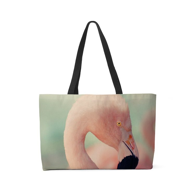 Pink Flamingo Weekender Tote - $80.00