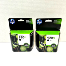 HP Officejet 920XL Black Ink Cartridge Sealed New May 2013 2015 Lot 2 - £17.94 GBP