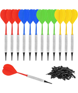Soft Tip Darts, Bar Dart, Plastic Tip Darts Set, Attach Extra 100 Black ... - $223.44 MXN