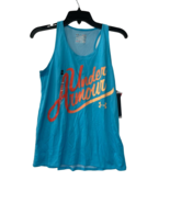 ﻿Under Armour Youth Girls Aloha Wordmark Loose Tank Top Blue-Large - $435.44 MXN