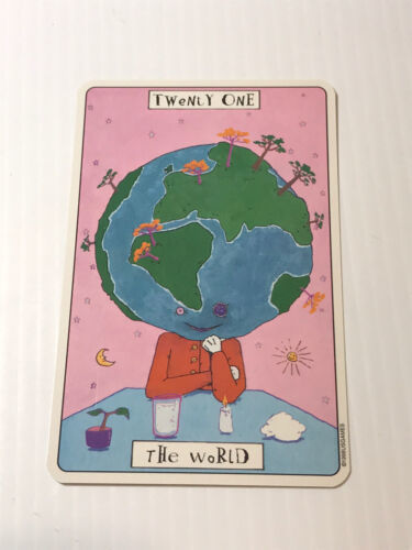 Primary image for Phantasmagoric Theater Tarot Replacement Card Twenty One World Graham Cameron