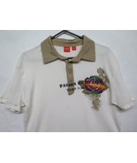 Hugo Boss Polo Shirt Mens L XL White Rib Knit Orange Label Pasion De Mi ... - £24.45 GBP