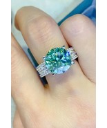 5 Carat Moissanite 4-Prong Wide Band Ring - $312.95