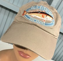 Academy Red Fishing Pro Series Adjustable  Baseball Hat Cap - £10.57 GBP