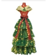 Winter Wonder Lane 4 ft LED Buffalo Dress Form Pre-Lit Christmas Tree NIB - £78.89 GBP