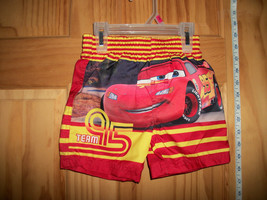 Disney Cars Baby Clothes 18M Infant Boy Swimwear Trunk Swim Red Bathing Swimsuit - £11.38 GBP