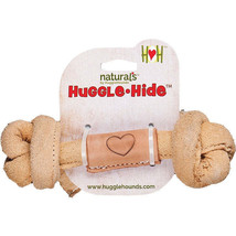 Hugglehounds Dog Natural Leather Knot Bone Large - £11.03 GBP