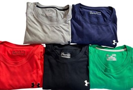 Under Armour HeatGear UA Mens Loose Fit T-Shirt Bundle XL Multi-Color Lo... - $553.99 MXN