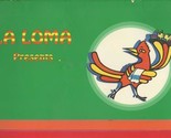 La Loma Presents Menu W 26th Avenue Denver Colorado 1984 - £21.90 GBP